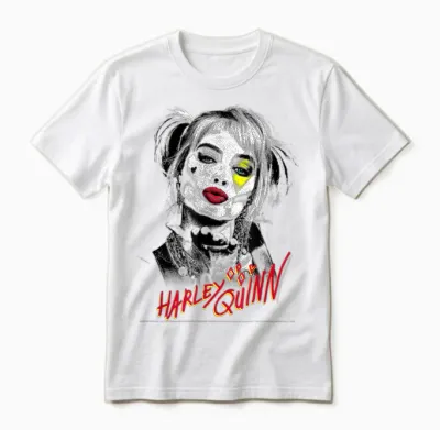Birds of Prey Harley Quinn Kiss Unisex T-Shirt - White