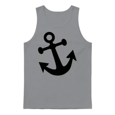 Anchor Unisex Tank Top - Sport Grey