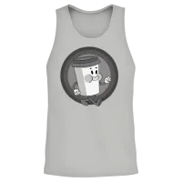 Retro Coffee Unisex Tank Top - Ash – 2
