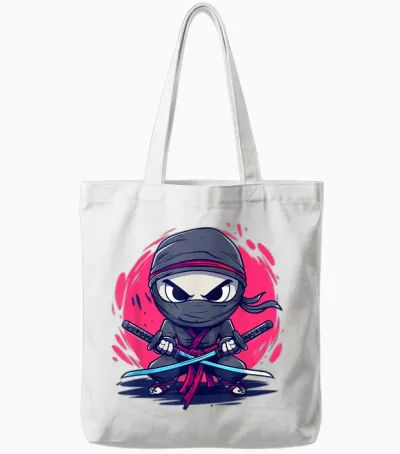 Bunter Ninja I Ninja Für Kinder Tote Bags - White