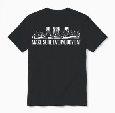 Everybody Eats Unisex T-Shirt - Black
