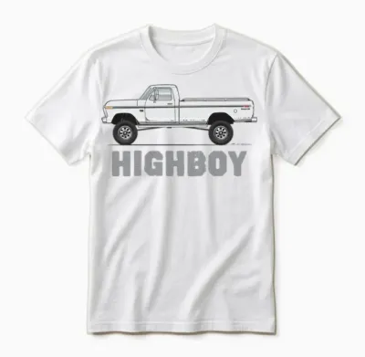 Highboy Pure White Unisex T-Shirt - White