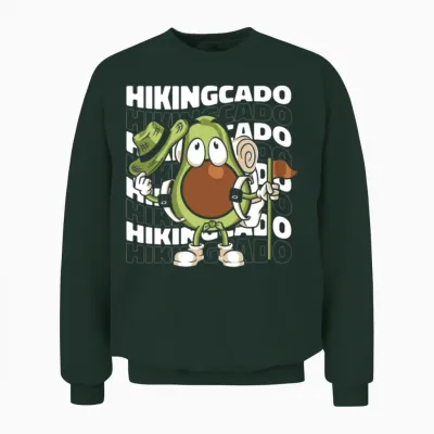 Hiking Trails Outdoor Hike Hiker Unisex Sweatshirt - Forest