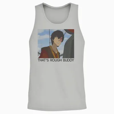 Avatar: the Last Airbender Zuko Panel That's Rough Buddy Unisex Tank Top - Ash