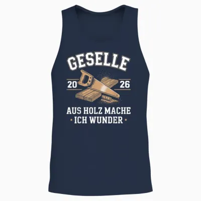 Geselle 2026 Tischler Zimmermann Schreiner Unisex Tank Top - Navy