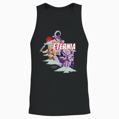 Les Maîtres De L'univers La Bataille Pour Eternia T-Shirt Haut De Gamme Unisex Tank Top - Black
