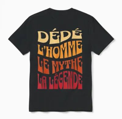 Dice Man Myth Legend Humor Name Custom Dedicated T-Shirt, Black, S Unisex T-Shirt - Black