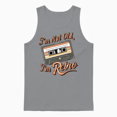 Retro Reverie Unisex Tank Top - Sport Grey