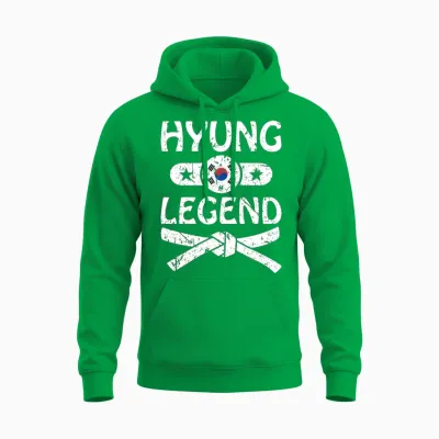 Korean Martial Arts Hyung Unisex Hoodie - Irish Green