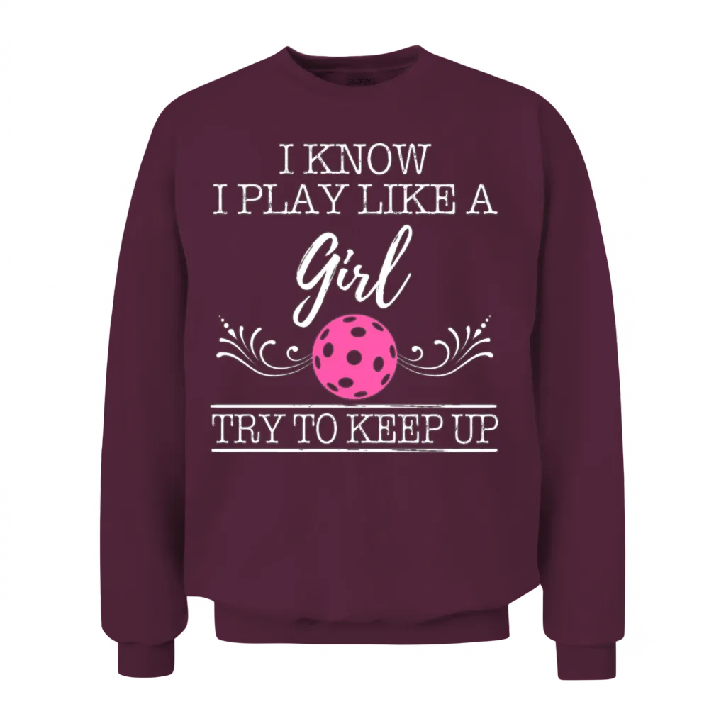 Do You Know Ernie Outdoor Pickleball Saying Fun Gi Unisex Sweatshirt - Maroon
