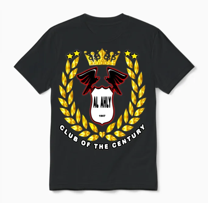 Al Ahly Football Club, Clubs World Cup Unisex T-Shirt in Black