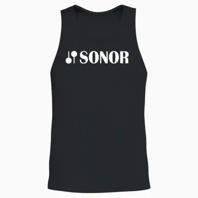 Sonor Drums Music Instrument New Tee Black Red Dru Unisex Tank Top - Black
