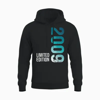 17 Geburtstag Junge Jungen Dekoration 2009 17er Geburtstag Unisex Hoodie - Black