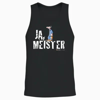 Werner & Meister Röhrich - Yes, Master T-Shirt, Black Unisex Tank Top - Black