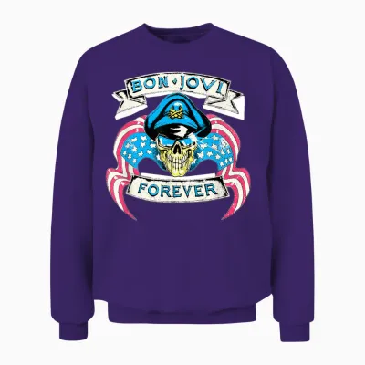 Bon Jovi Hard Rock Band Forever Official Album Unisex Sweatshirt - Purple