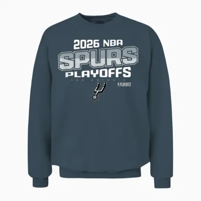 Nba Officiel 2026 Playoffs San Antonio Spurs Niveau Supérieur Unisex Sweatshirt - Dark Heather