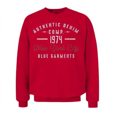 New York City Born in 1974 Vintage Birthday Unisex Sweatshirt - Red