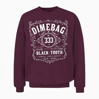 Dimebag Darrell Whiskey Unisex Sweatshirt - Maroon