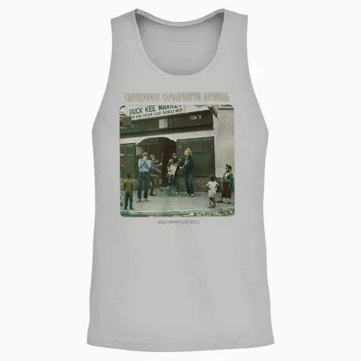 Creedence Clearwater Revival Willy & the Poor Boys T-Shirt, Blue, S Unisex Tank Top - Ash