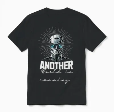 Ai: Another World Is Coming Unisex T-Shirt - Black