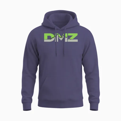 Dmz Unisex Hoodie - Heather Sport Dark Navy