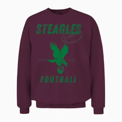 Steagles Football Est 1943 Phil-Phit Combine Team Unisex Sweatshirt - Maroon