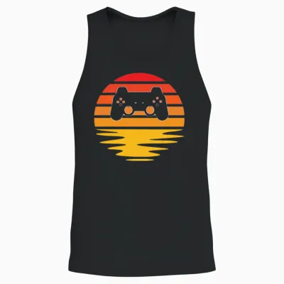 Gaming Retro Unisex Tank Top - Black