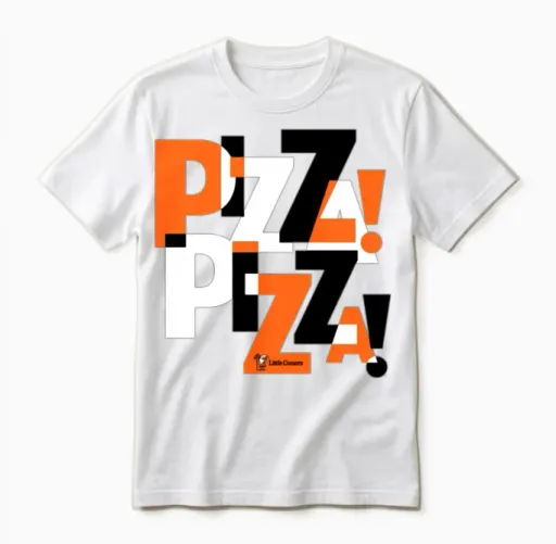 Little Caesars Pizza Pizza Unisex T-Shirt in White