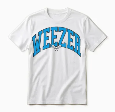 Weezer - Bogen Unisex T-Shirt - White