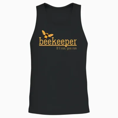 Funny Beekeeping Beekeeper Unisex Tank Top - Black