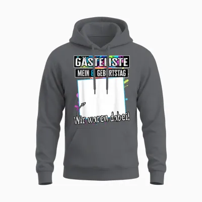 8 Jahre Junge Mädchen - Mein 8 Geburtstag Kindergeburtstag Unisex Hoodie - Charcoal