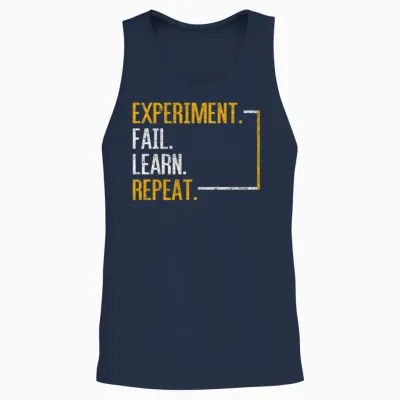 Physics Scientist Unisex Tank Top - Navy