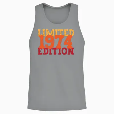 1974 Vintage 50th Birthday Unisex Tank Top - Sport Grey