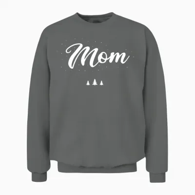 Mom Funny Christmas Unisex Sweatshirt - Graphite Heather