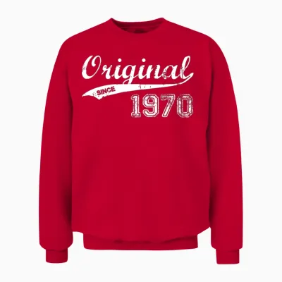 1970 Unisex Sweatshirt - Red