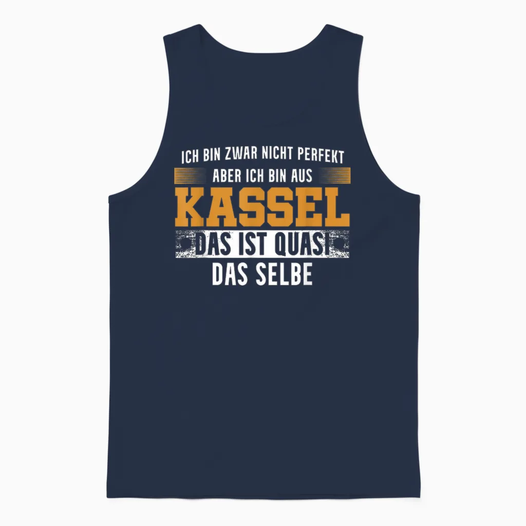 Stadt Kasseler Kasselerin Ich Bin Aus Kassel Unisex Tank Top in Navy