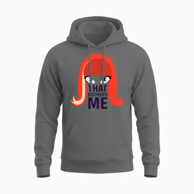 Coco Peru: That Bothers Me - Logo Unisex Hoodie - Graphite Heather