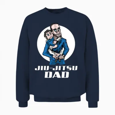 Jiu Jitsu and Bjj Dad Unisex Sweatshirt - Navy