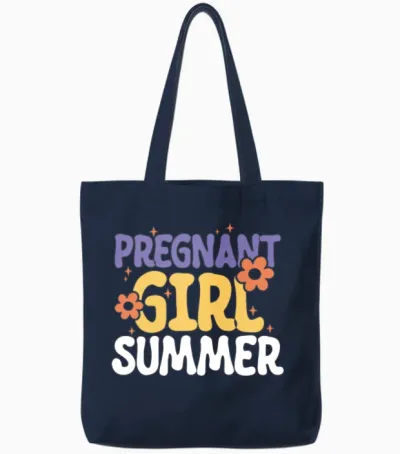 Funny Pregnancy Reveal 4 Tote Bags - Navy