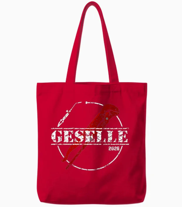 Anlagenmechaniker Shk 2026 Heizungsbauer Geselle Tote Bags in Red