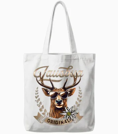 Boys' Lausbua T-Shirt Children's Costume Shirt Men's Costume Tote Bags - White