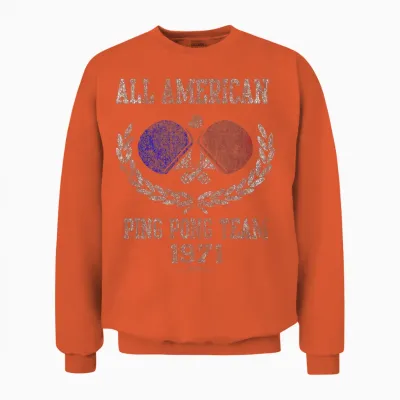 Forrest Gump Table Tennis Unisex Sweatshirt - Orange