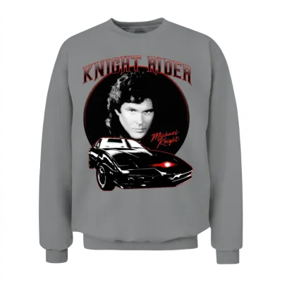 Knight Rider Michael Knight Unisex Sweatshirt - Sport Grey