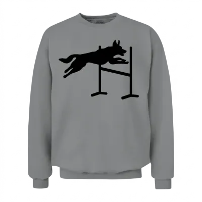 Dog Agility Unisex Sweatshirt - Sport Grey