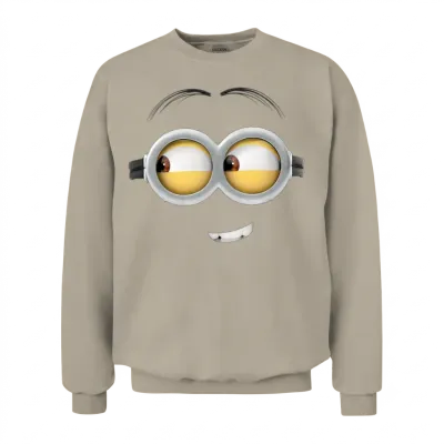 Minions Dave Face Costume Unisex Sweatshirt - Sand