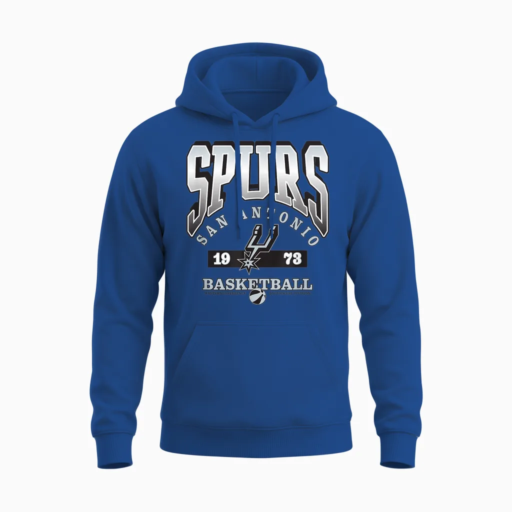Spurs Nba San Antonio T-Shirt Home Advantage Unisex Hoodie in Royal