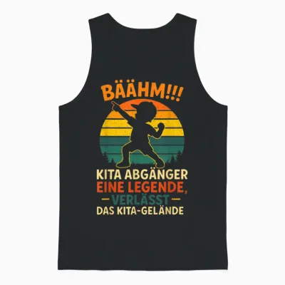 Bäähm!!! Kita Abgänger Eine Legende, Verlässt Unisex Tank Top - Black