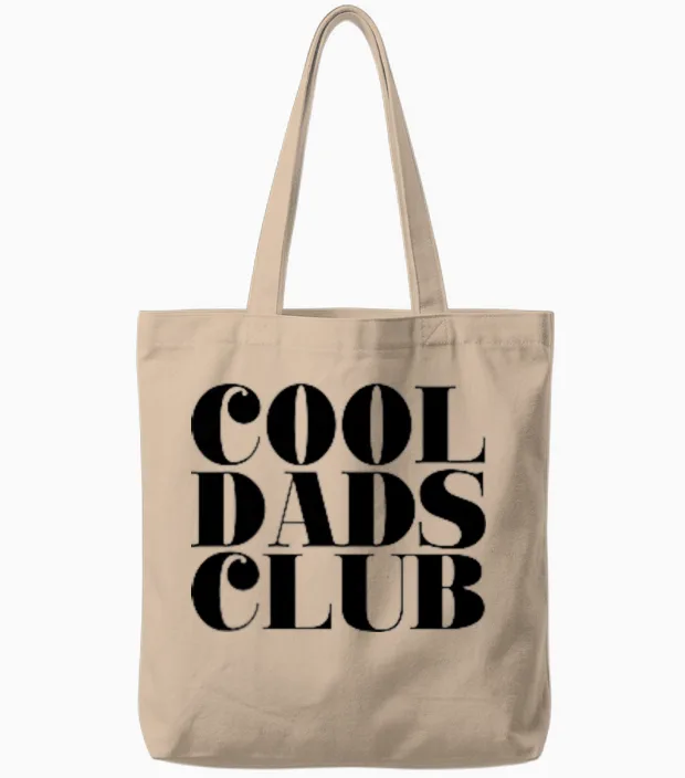 Cool Dads Club (vaterliebe Statement) (rückendruck) Tote Bags in Natural