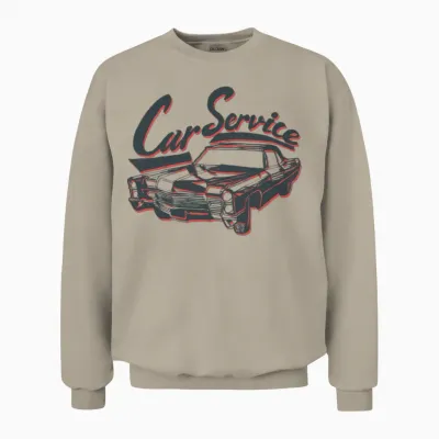 Retro Car Unisex Sweatshirt - Sand