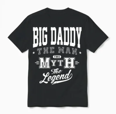 Big Daddy Legend Unisex T-Shirt - Black